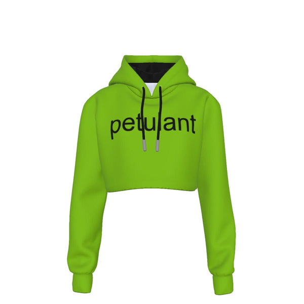 Miss Fiercalicious - Petulant Crop Hoodie - dragqueenmerch