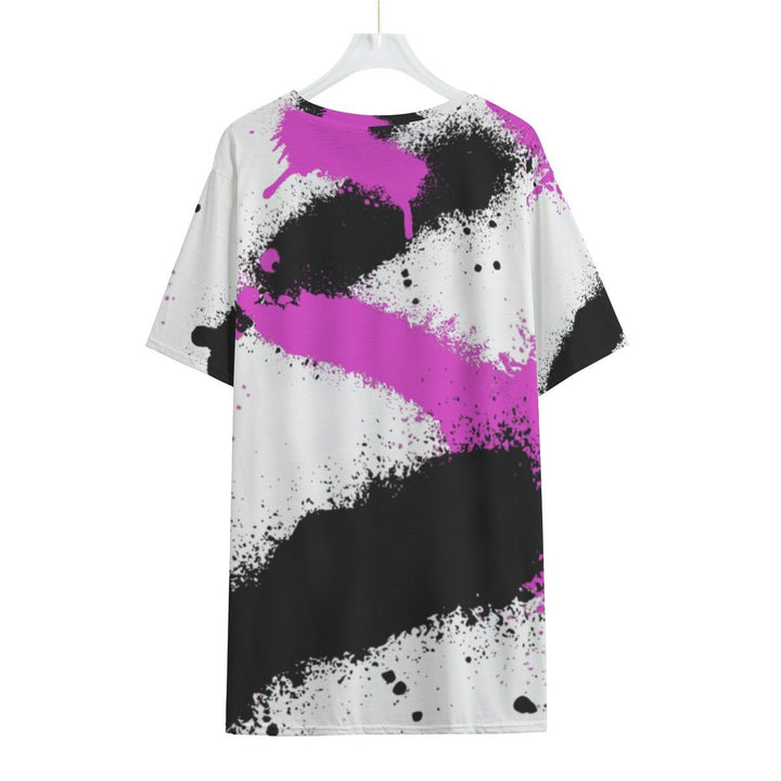 Perla - Graffiti Logo All - Over Print O - Neck T-Shirt - dragqueenmerch