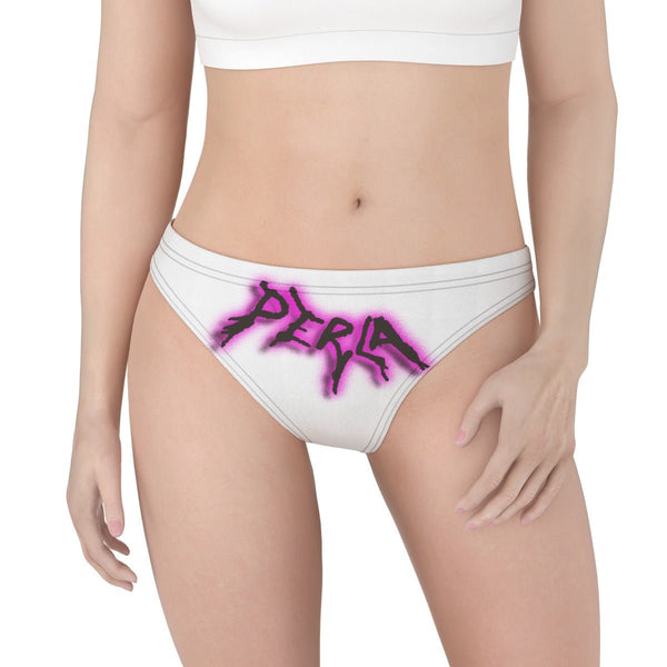 Perla - Graffiti Logo Thong Underwear - dragqueenmerch