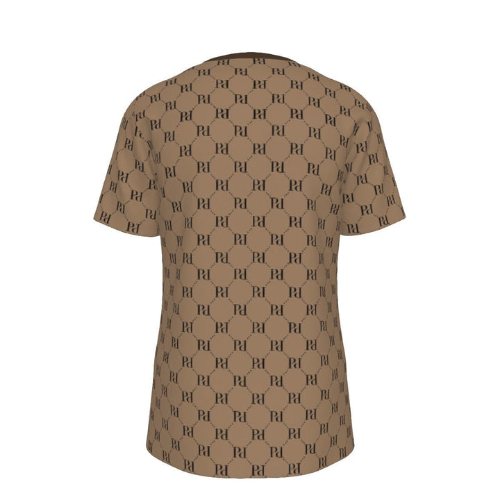 Perla - Monogram All - Over Print O - Neck T-Shirt - dragqueenmerch