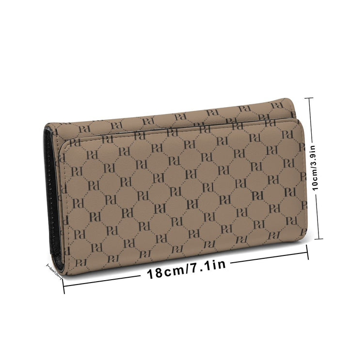 Perla - Monogram Foldable Wallet - dragqueenmerch