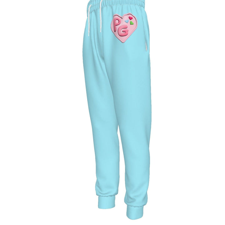 Powderpuff Girls - Bubbly Blue Logo Joggers - dragqueenmerch