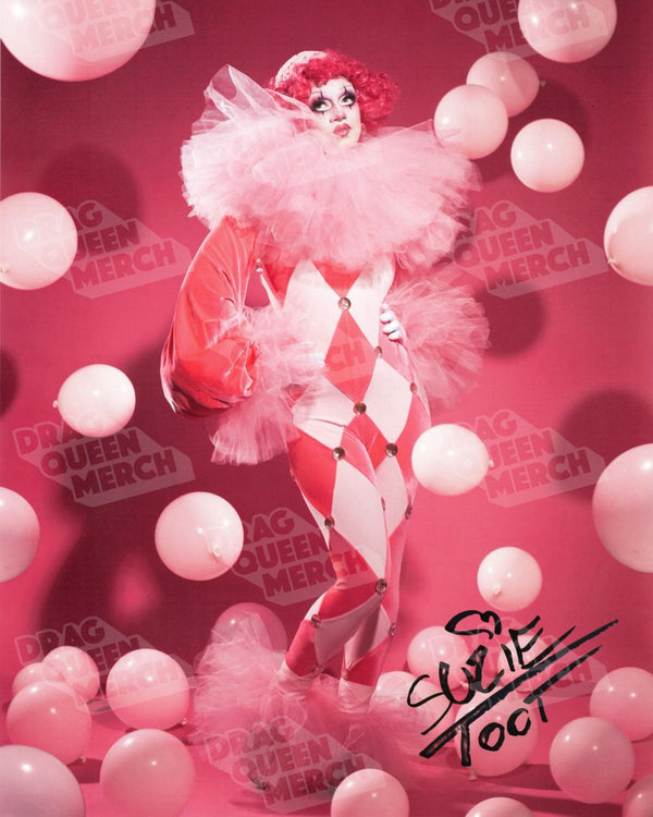 Suzie Toot - Clown 8 x 10" Hand Signed Print - dragqueenmerch