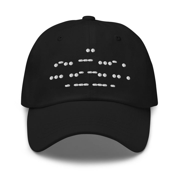 Suzie Toot - I LOVE SUZIE TOOT Morse Code Dad Hat - Black - dragqueenmerch