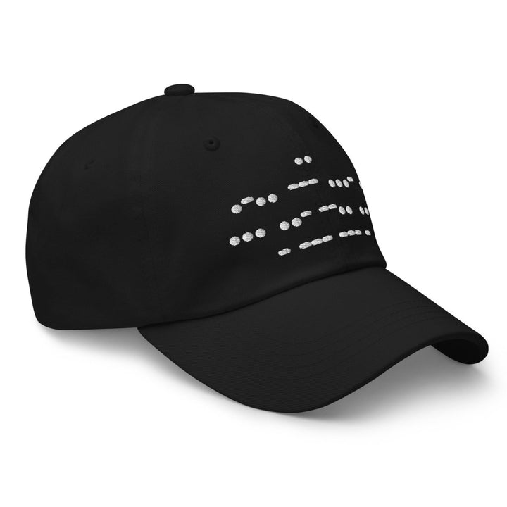 Suzie Toot - I LOVE SUZIE TOOT Morse Code Dad Hat - Black - dragqueenmerch