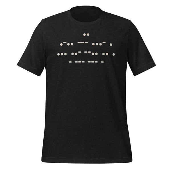 Suzie Toot - I LOVE SUZIE TOOT Morse Code Dark Mode T-Shirt - dragqueenmerch