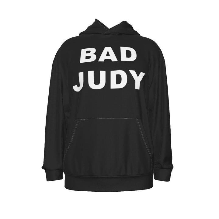 The Bad Judies - Bad Judy Black Drop Shoulder Patch Pocket Hoodie - dragqueenmerch