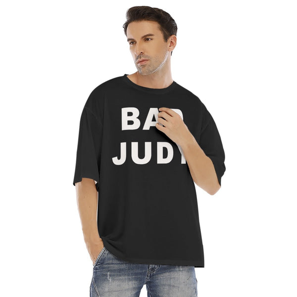 The Bad Judies - Bad Judy Black Drop Shoulder T - Shirt - dragqueenmerch