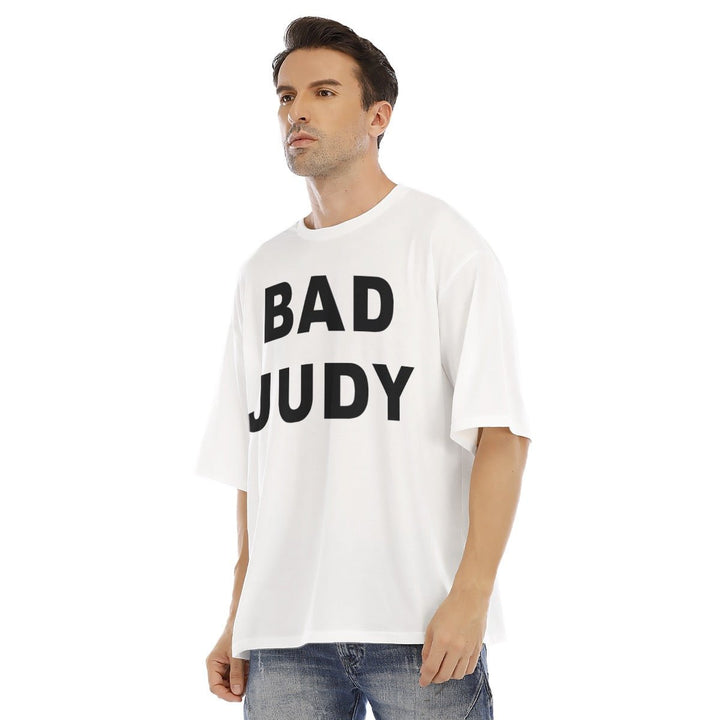 The Bad Judies - Bad Judy White Drop Shoulder T - Shirt - dragqueenmerch