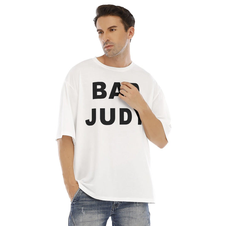 The Bad Judies - Bad Judy White Drop Shoulder T - Shirt - dragqueenmerch