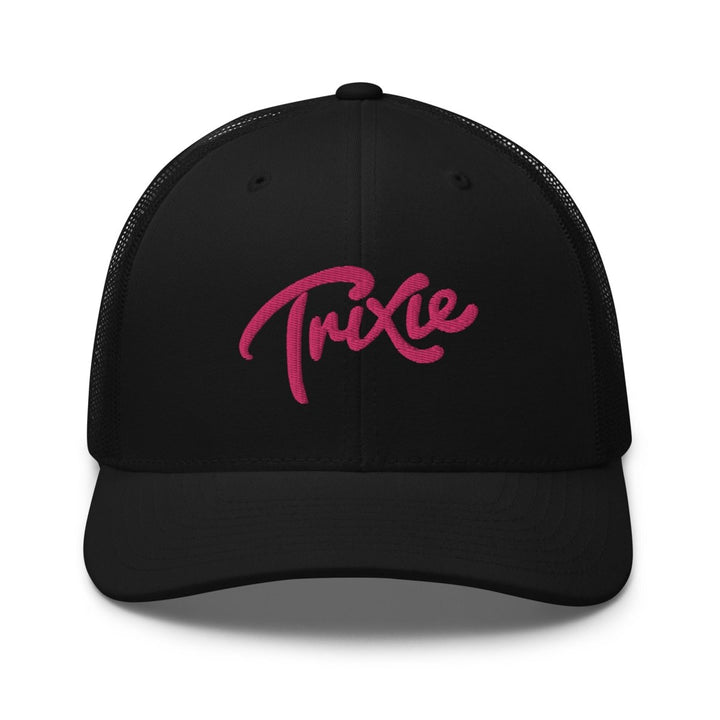 Trixie Mattel Cursive Logo Embroidered Trucker Hat - dragqueenmerch