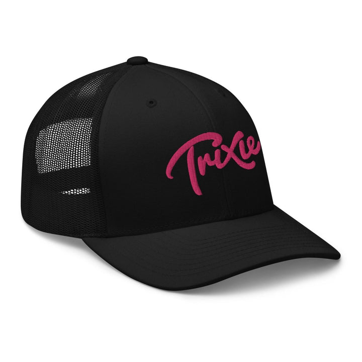 Trixie Mattel Cursive Logo Embroidered Trucker Hat - dragqueenmerch