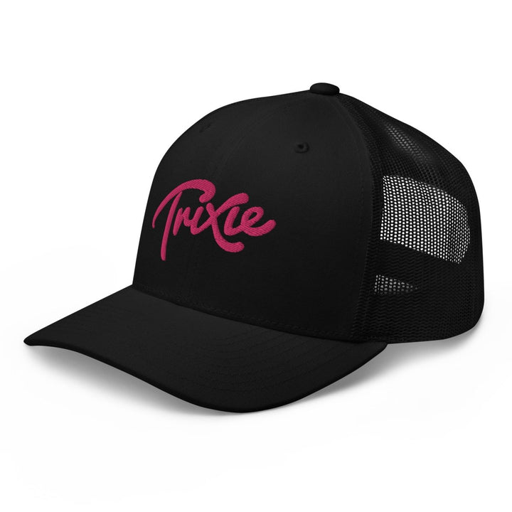 Trixie Mattel Cursive Logo Embroidered Trucker Hat - dragqueenmerch