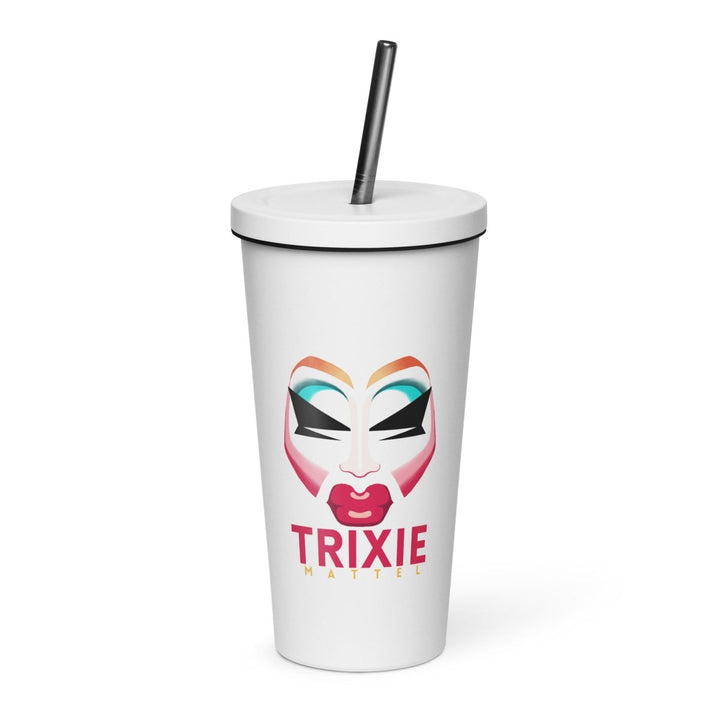 Trixie Mattel Face 20oz Tumbler w/Straw - dragqueenmerch