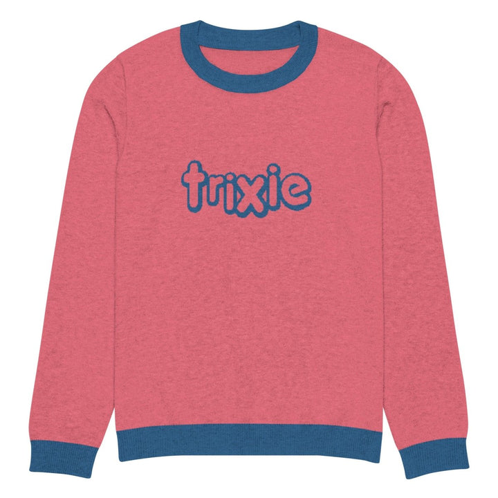 Trixie Mattel - Sketch Logo Crew Knit Sweater - dragqueenmerch