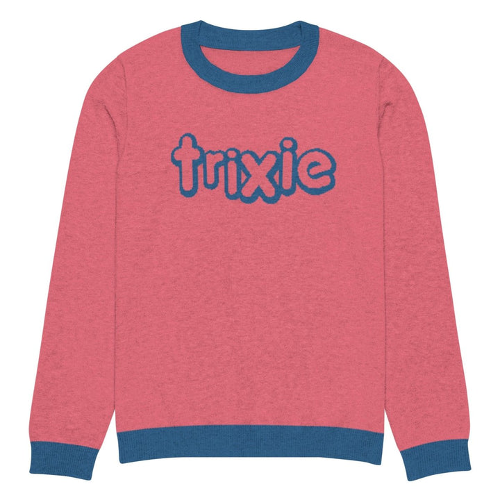 Trixie Mattel - Sketch Logo Crew Knit Sweater - dragqueenmerch