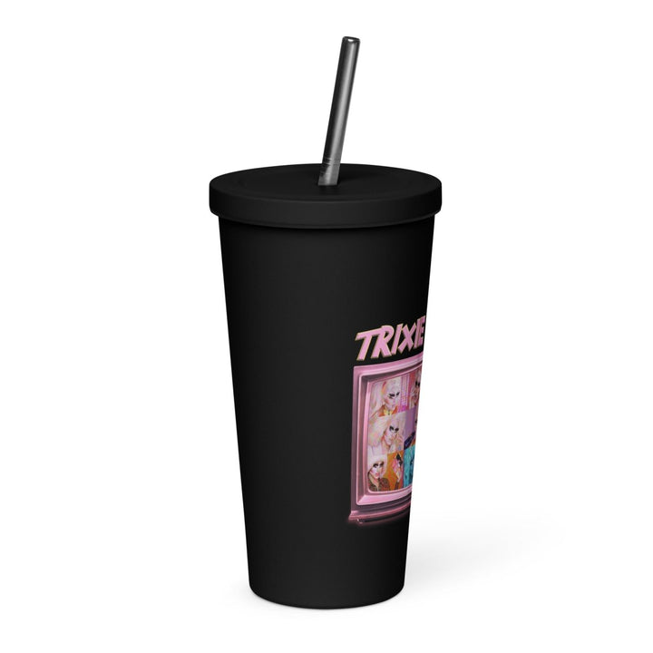 Trixie TV 20oz Insulated Tumbler w/Straw - dragqueenmerch