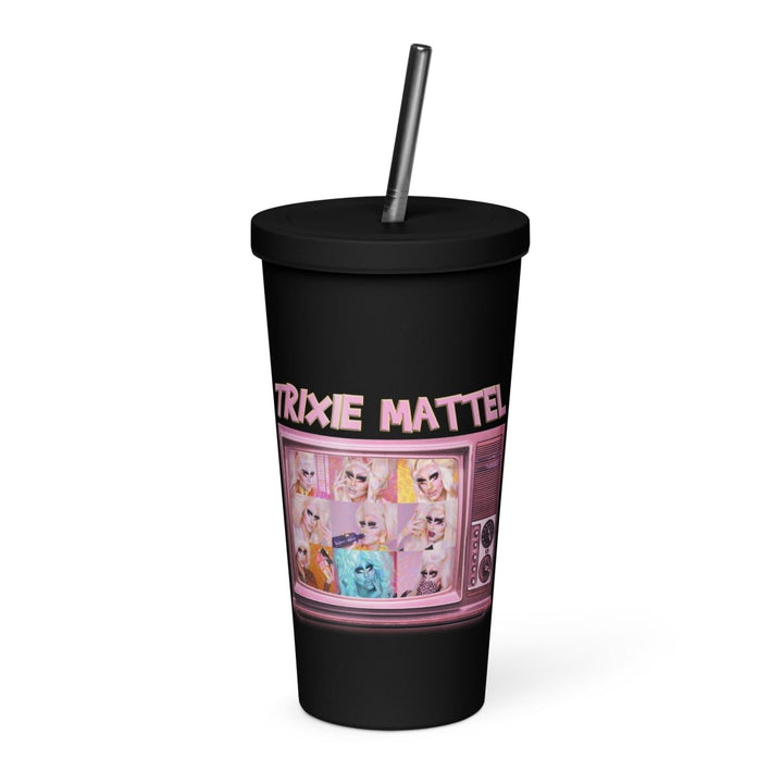 Trixie TV 20oz Insulated Tumbler w/Straw - dragqueenmerch