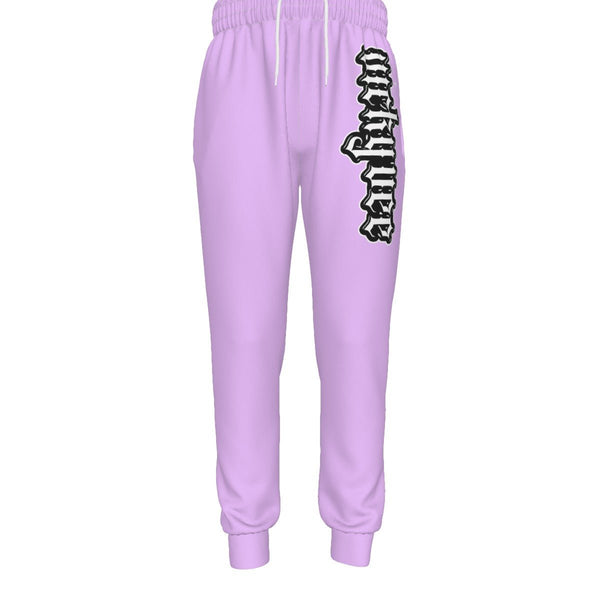 Vicky Vee - Front and Back Logo Lavender Joggers - dragqueenmerch