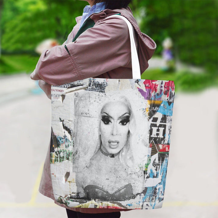 Alaska - B/W Photo Jumbo Tote Bag - dragqueenmerch