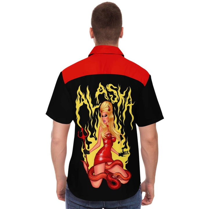 Alaska Thunderfuck "She Devil" Camp Shirt - dragqueenmerch