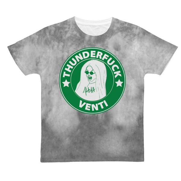 ALASKA "VENTI" CLOUD DYE ALL OVER PRINT T-SHIRT