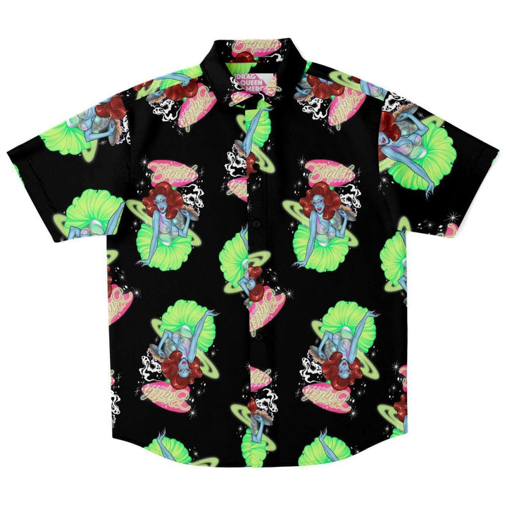 Biqtch Puddin "Alien" Camp Shirt - dragqueenmerch