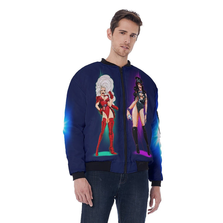 Biqtch Puddin - Choose Your Fighter Unisex Bomber Jacket - dragqueenmerch