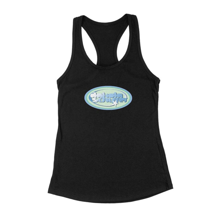 Dakota Schiffer - Blue Logo Next Level Ladies Racer Back Tank Top - dragqueenmerch