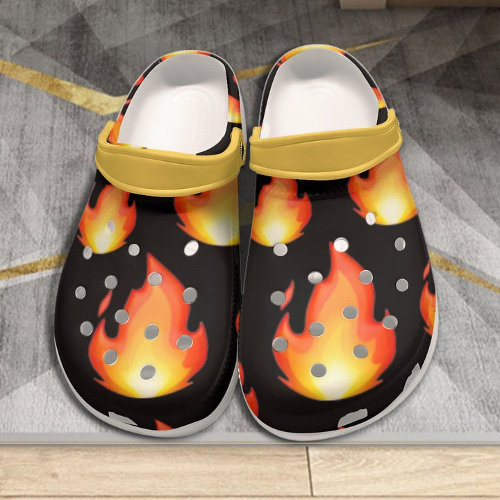 DQM - Flaming Unisex Clog Sandals - dragqueenmerch