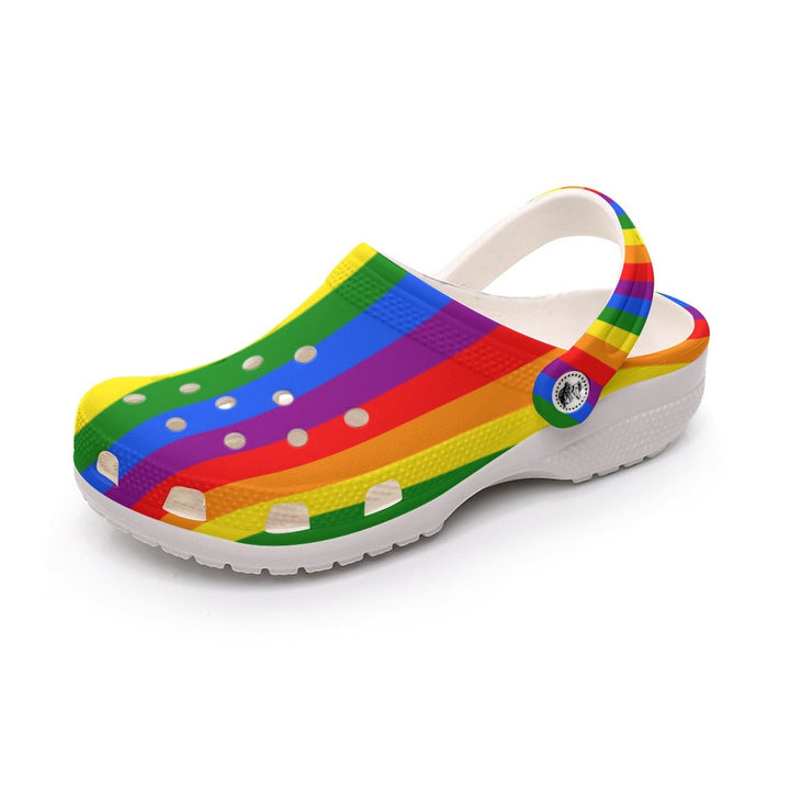 DQM - Pride Flag Unisex Clog Sandals - dragqueenmerch