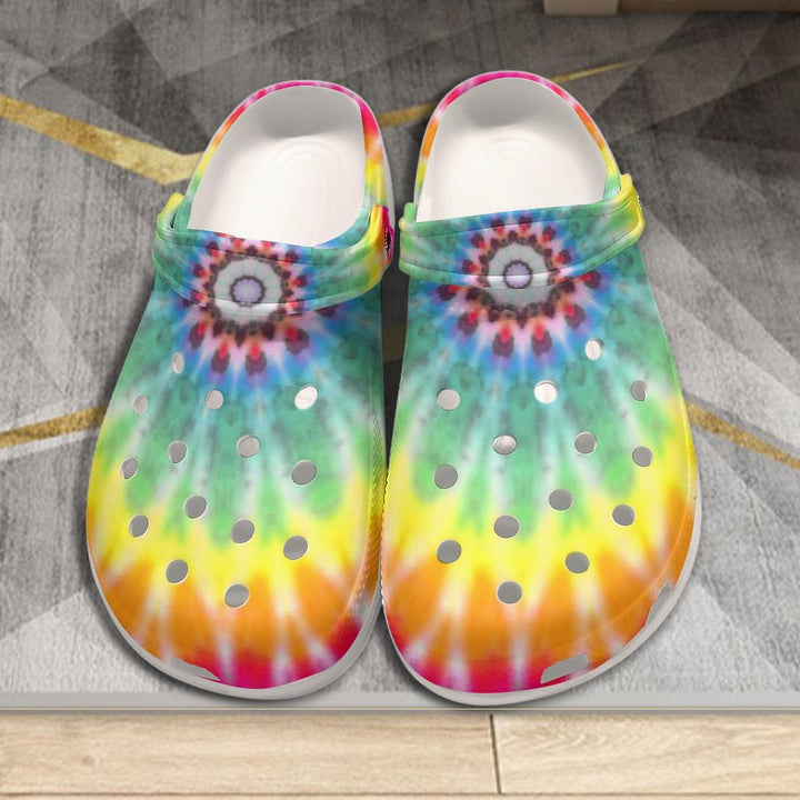 DQM - Rainbow Eye Unisex Clog Sandals - dragqueenmerch