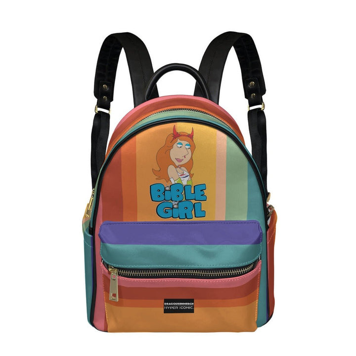 DQM X HYPER iCONiC. BibleGirl - Biblelois Mini Backpack - dragqueenmerch