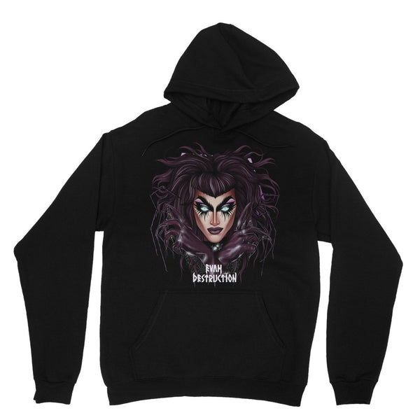 EVAH DESTRUCTION SPIDER VILLAIN Hoodie dragqueenmerch