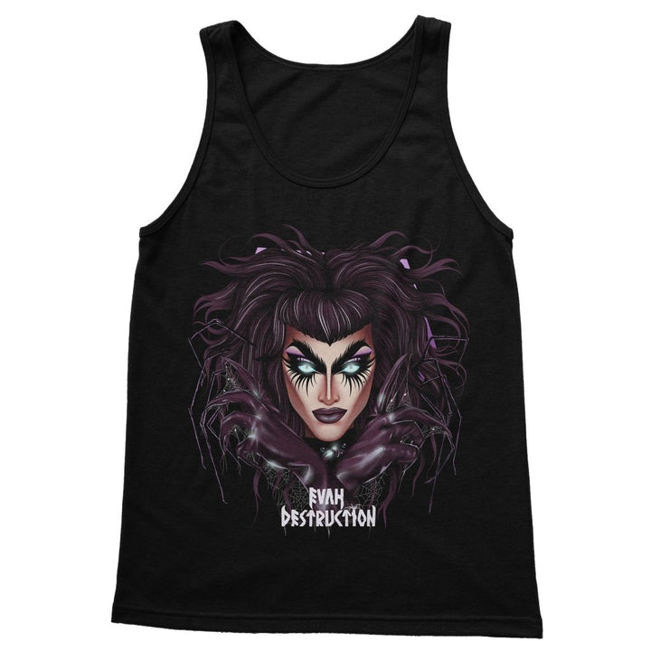 EVAH DESTRUCTION - SPIDER VILLAIN Tank Top - dragqueenmerch