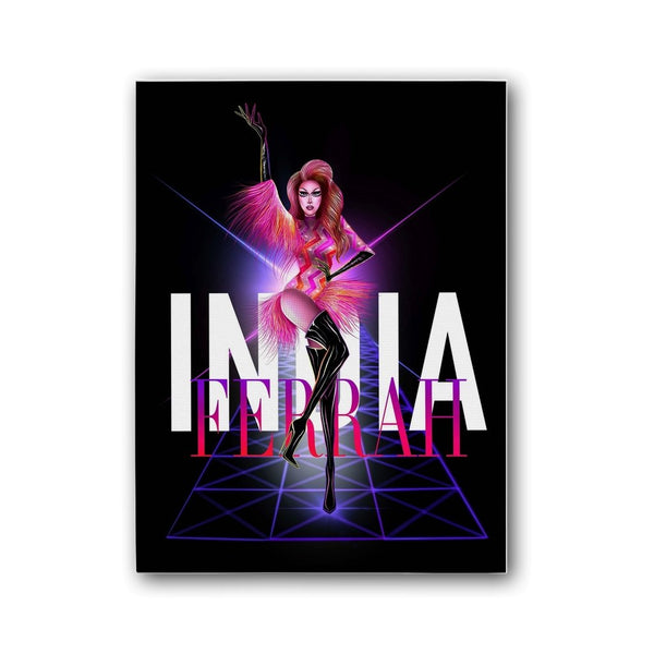 India Ferrah - Contact Sport Canvas Print - dragqueenmerch