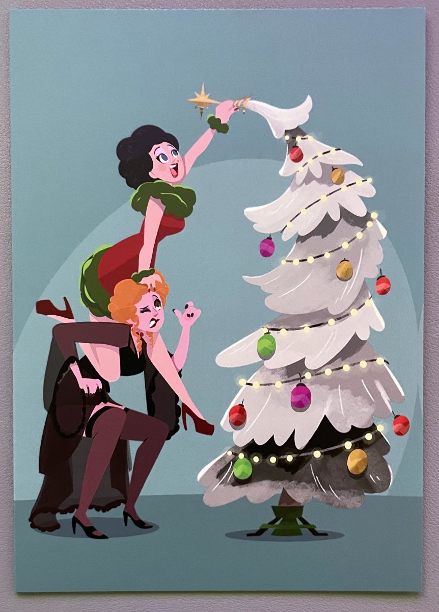 Snow White and the Dwarfs Christmas Card 