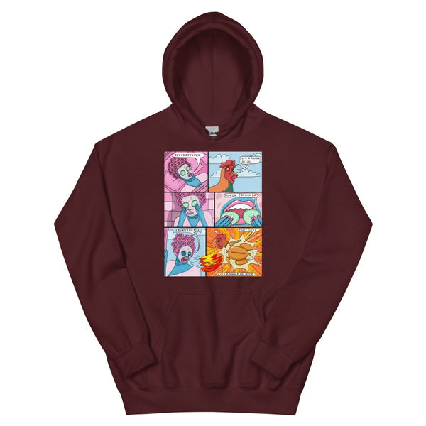 Juno Birch - Comic Strip Hoodie - dragqueenmerch