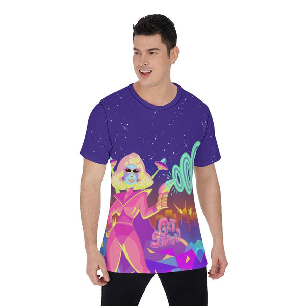 Juno Birch - Get Stunned AOP T-Shirt - dragqueenmerch