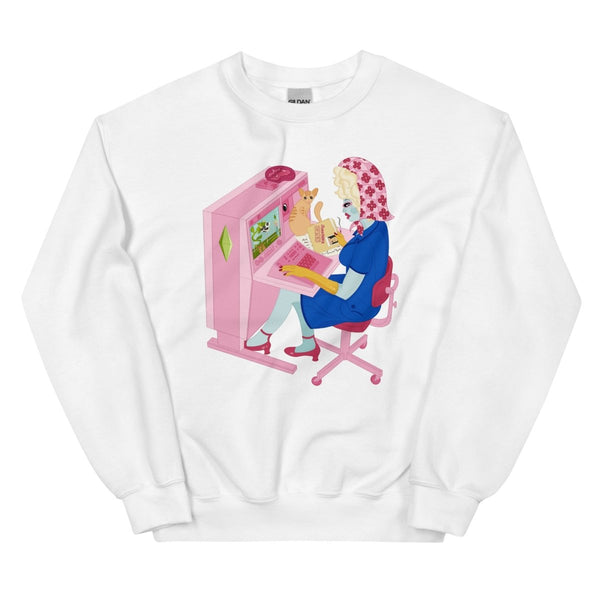 Juno Birch - Sims 2 Sweatshirt - dragqueenmerch