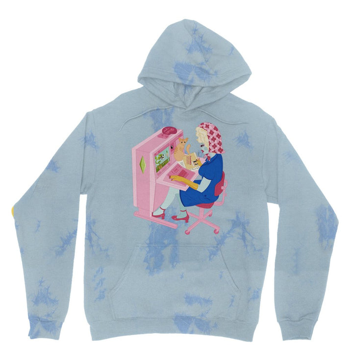 Juno Birch - Sims 2 Tie Dye Hoodie - dragqueenmerch