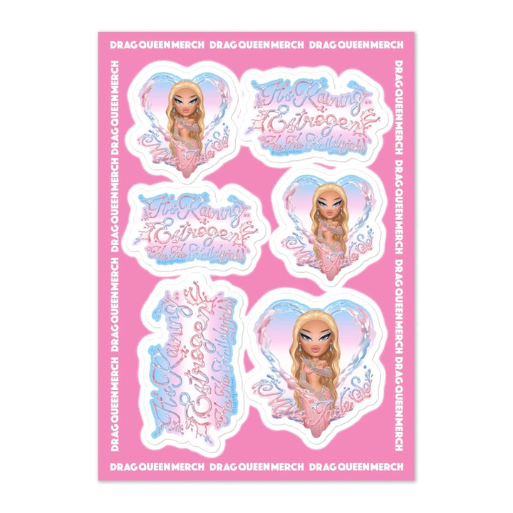 M!SS JADE SO - enTRANS Sticker Sheet - dragqueenmerch