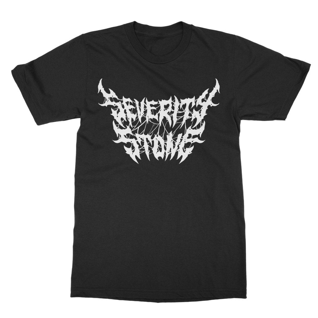 SEVERITY STONE - LOGO (WHITE) - T-SHIRT – dragqueenmerch