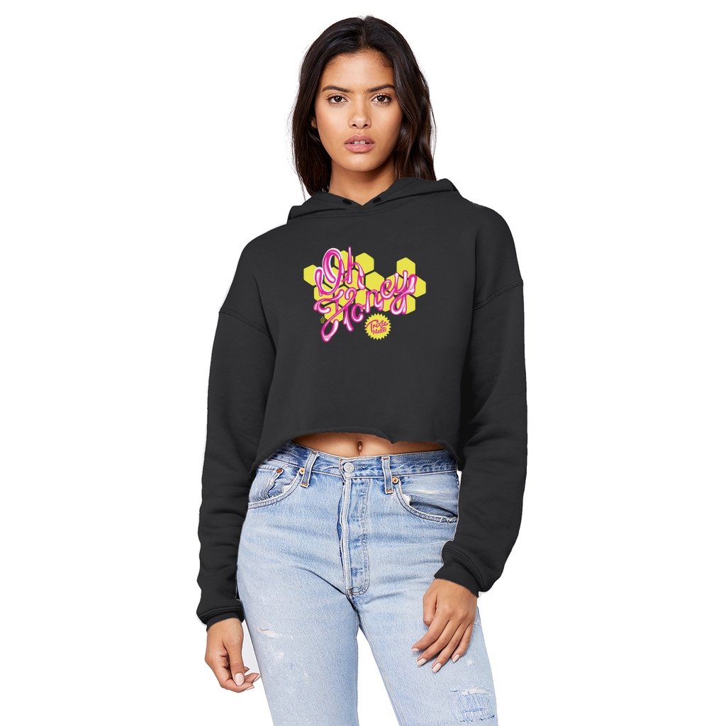 Unisex Crop Hoodie (Black)